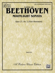 Moonlight Sonata, Opus 27, No. 2 (First Movement)