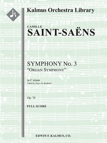 Symphony No. 3 in C minor, Op. 78: Organ Symphony: Conductor Score