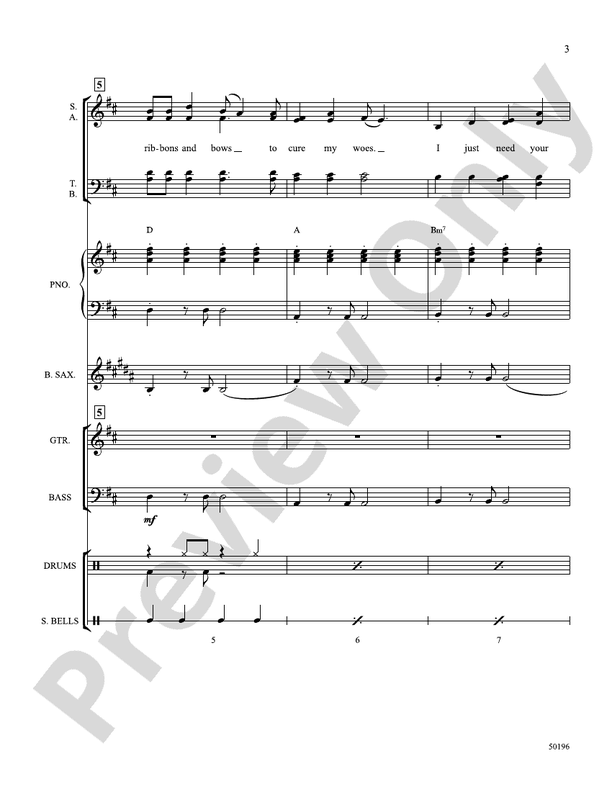 Ribbons and Bows Choral Octavo SoundPax Kacey Musgraves Digital Sheet Music Download