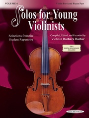 Solos for Young Violinists Violin Part and Piano Acc., Volume 6