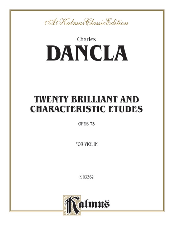 Twenty Brilliant and Characteristic Etudes, Opus 73