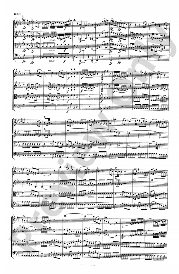 Mozart String Quartets String Quartet in E flat Major, K. 160 Part