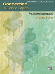 Concertino in Dance Styles: Solo with Piano Accompaniment - Piano Duo (2 Pianos, 4 Hands)
