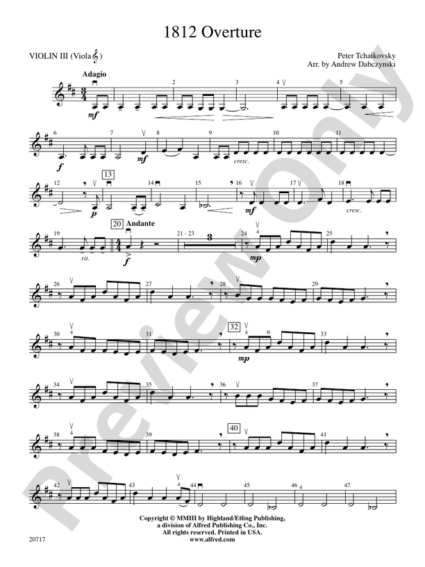 1812 Overture (Finale) –