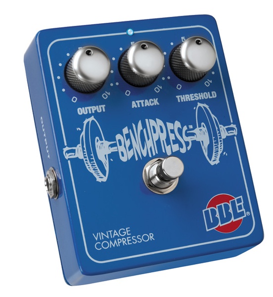 BBE Bench Press Vintage Compressor Guitar Effects Pedal