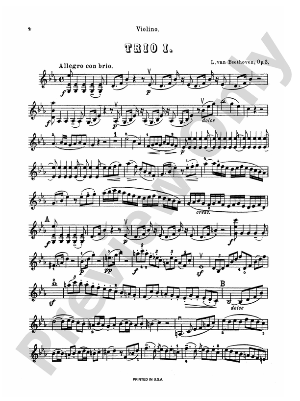 Beethoven: String Trio Compilations