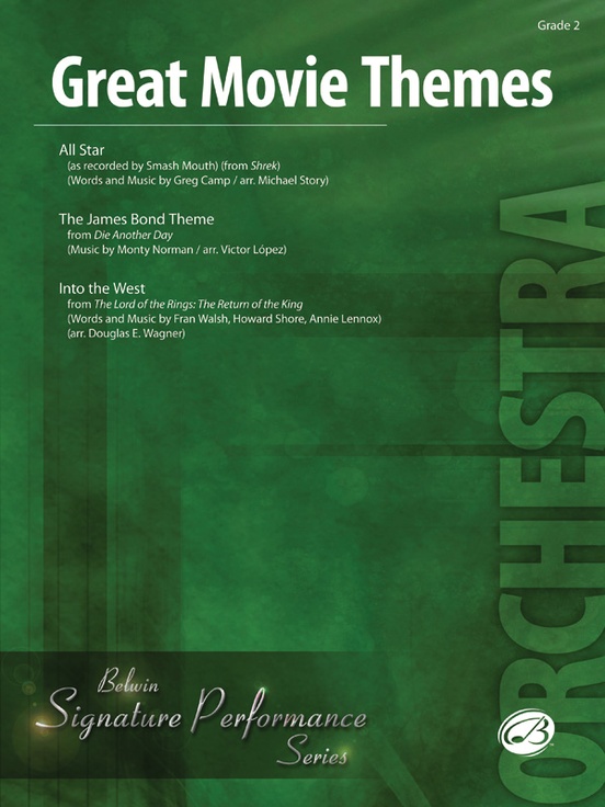 Great Movie Themes: String Orchestra Conductor Score & Parts