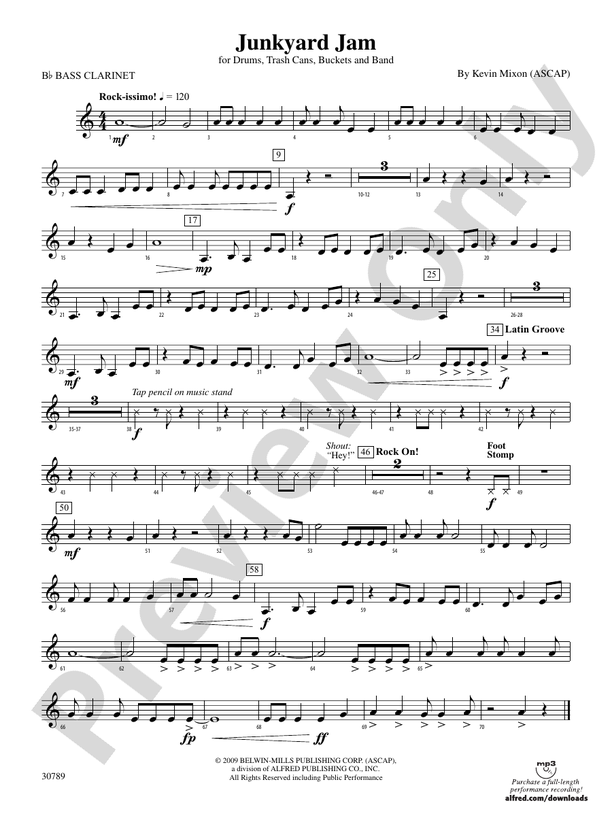 Junkyard Jam Bflat Bass Bflat Bass Part Digital