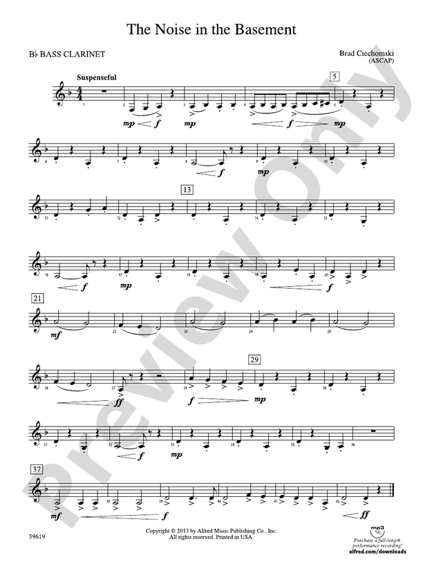 The Noise in the Basement: B-flat Bass Clarinet