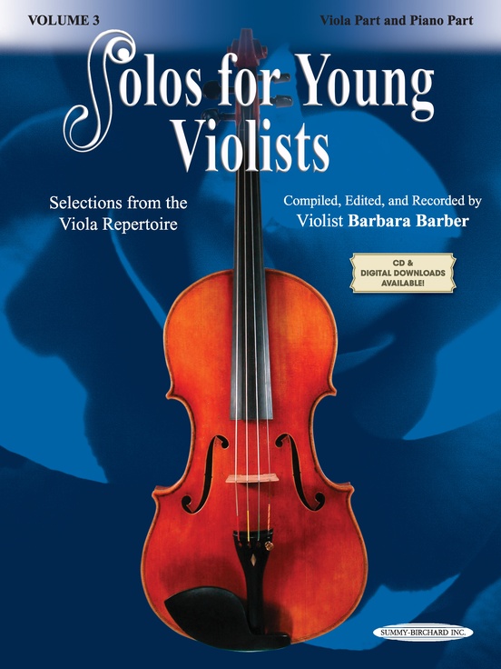 Solos for Young Violists Viola Part and Piano Acc., Volume 3