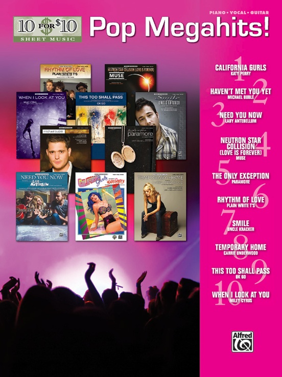 10 for 10 Sheet Music: Pop Megahits!