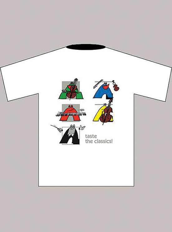 Taste the Classics! T-Shirt: White (Children's Large)
