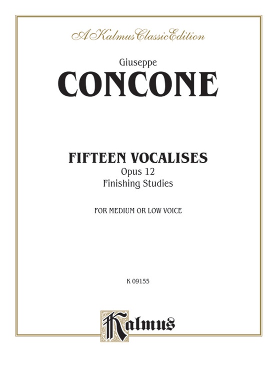 Fifteen Vocalises, Opus 12 (Finishing Studies)
