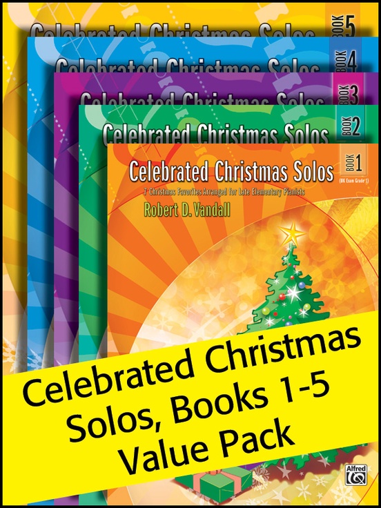 Celebrated Christmas Solos 1-5 (Value Pack)
