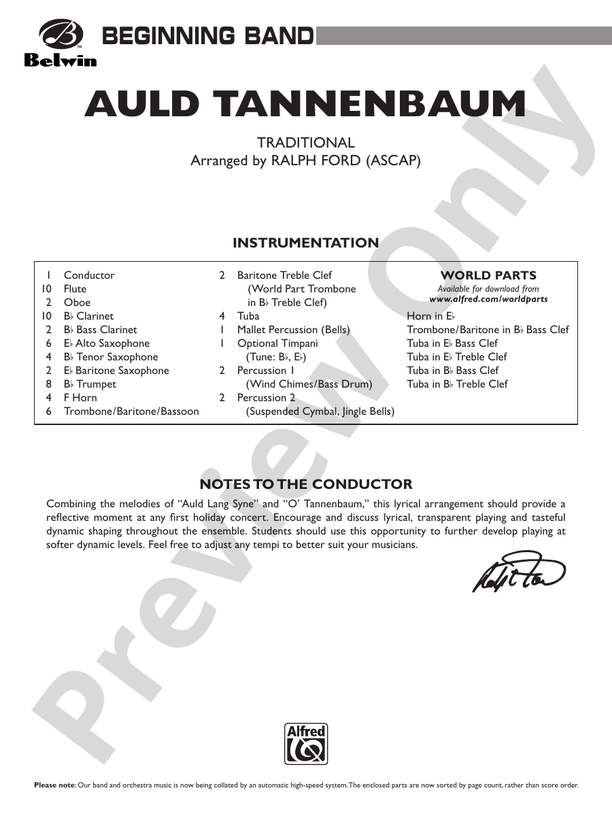 Auld Tannenbaum
