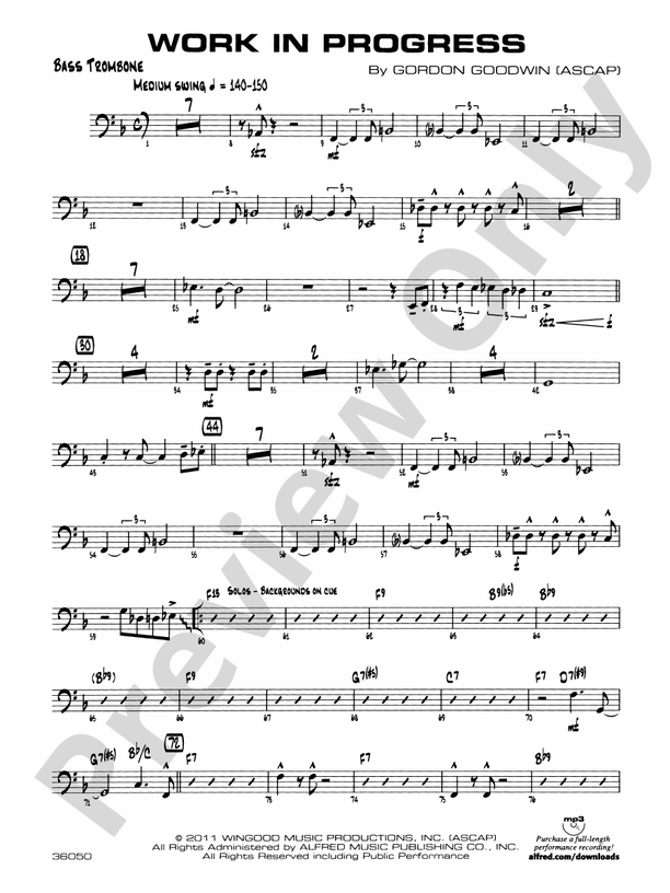 Work in Progress: Bass Trombone