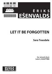 Let It Be Forgotten for SSAATTBB Choir