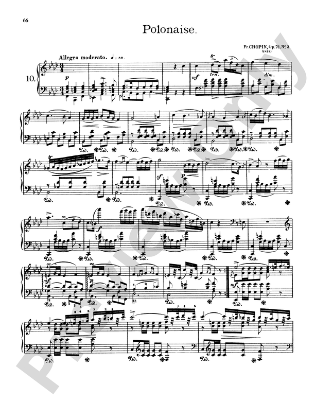 Chopin: Polonaises (Ed. Franz Liszt)