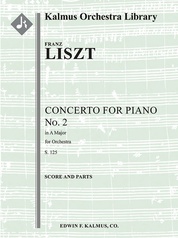 Hungarian Rhapsody No. 2, G. 359/2: Conductor Score & Parts: Franz