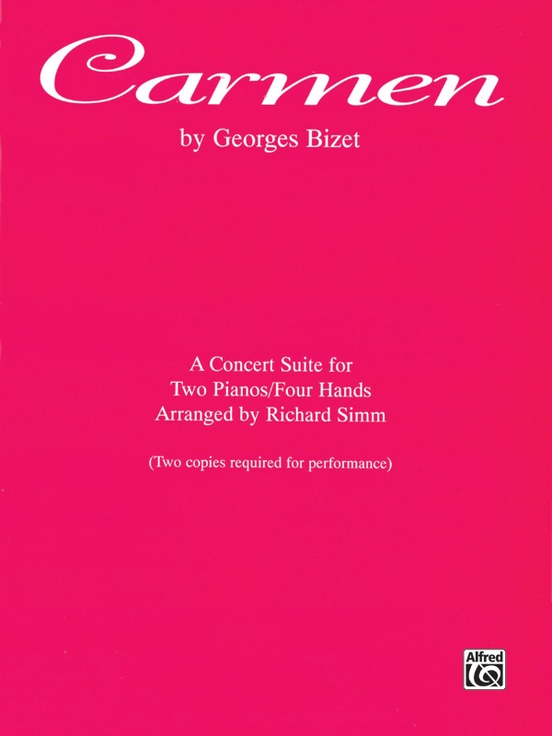 Carmen: Piano Duo (2 Pianos, 4 Hands) Sheet (2 copies required
