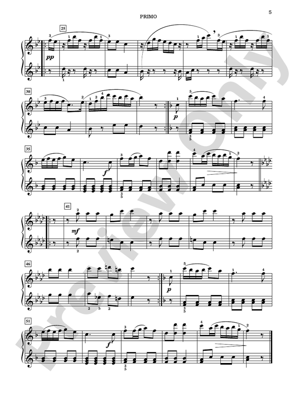 Masterwork Classics Duets, Level 6: A Graded Collection of Piano Duets by Master Composers