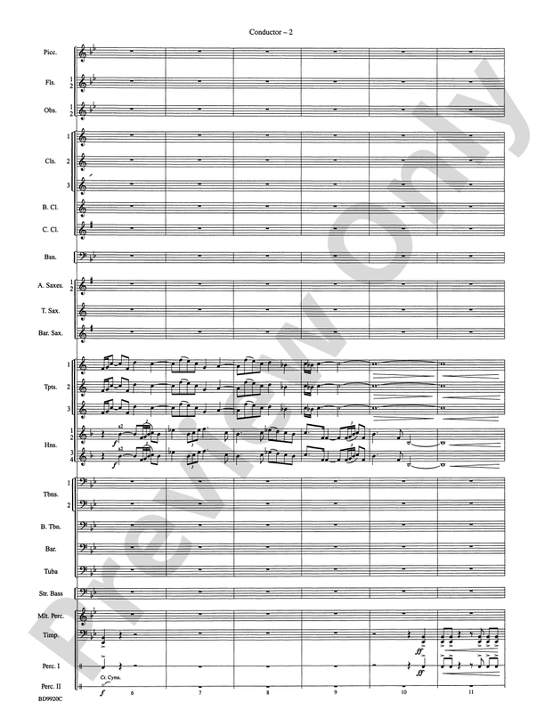 On Eagle's Wings: Concert Band Conductor Score &amp; Parts: Robert W. Smith ...