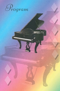 Schaum Recital Programs (Blank) #63: Grand Piano