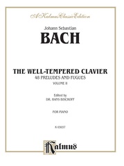 Bach: The Well-Tempered Clavier (Volume II) (Ed. Hans Bischoff)