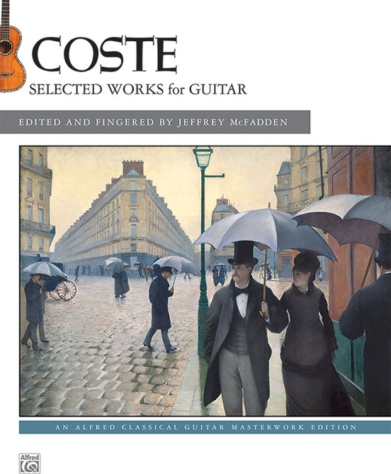 Coste Selected Works For Guitar Guitar Book Napolon Coste