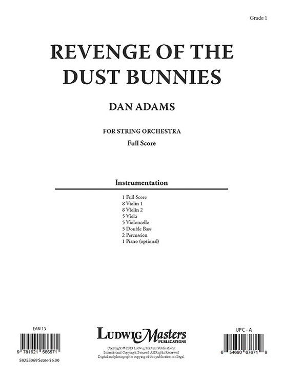 Revenge of the Dust Bunnies for String Orchestra