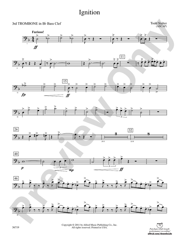 Ignition (wp) 3rd Bflat Trombone B.C. (wp) 3rd Bflat Trombone B.C