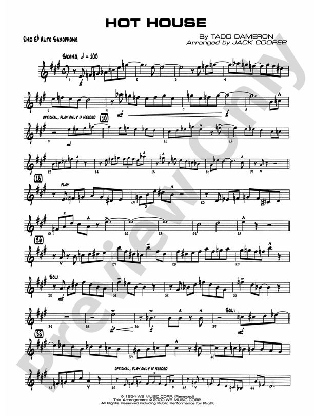 Hot milk 2025 saxophone sheet music