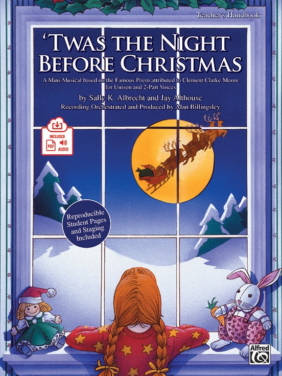 'Twas the Night Before Christmas Teacher's Handbook & Online PDF/Audio