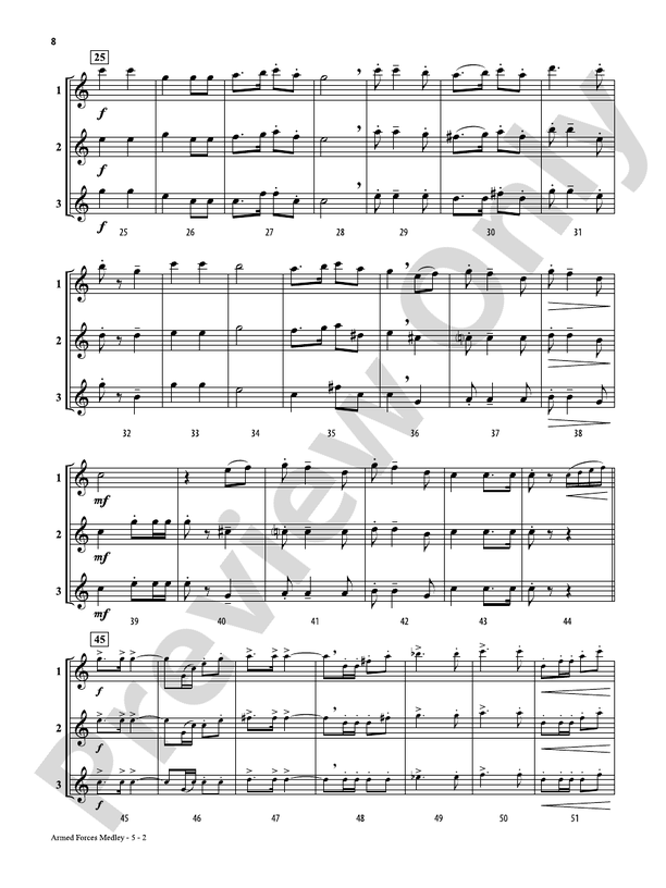 Solos, Duets & Trios for Winds: Patriotic Favorites (Alto Saxophone/Baritone Saxophone)