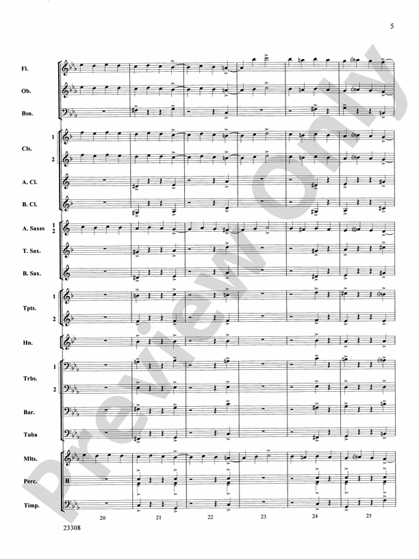 Russian Easter Overture Concert Band Conductor Score & Parts Nicolai