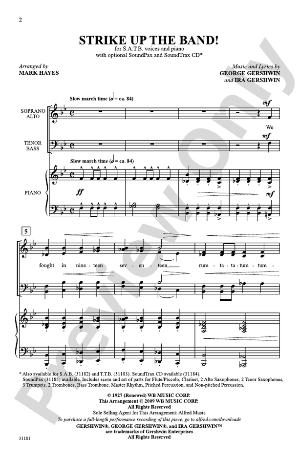 Strike Up the Band!