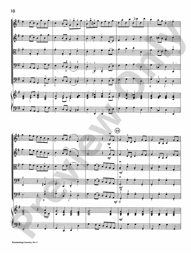 Brandenburg Concerto No. 3