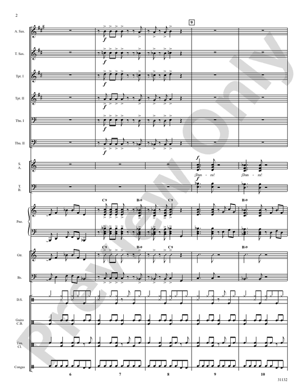 ¡danza Choral Octavo Soundpax David Lantz Digital Sheet Music Download 5292