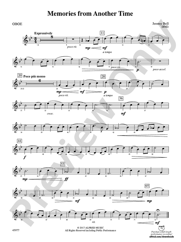 Memories from Another Time: Oboe