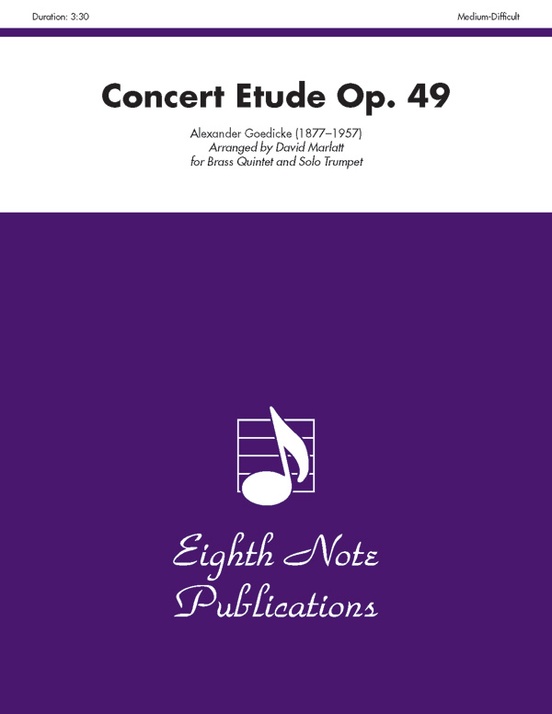 Concert Etude, Opus 49