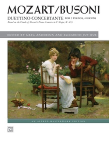 Mozart/Busoni: Duettino concertante: Based on the Finale of Mozart's Piano Concerto in F Major, K. 459 - Piano Duo (2 Pianos, 4 Hands)