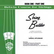Belwin String Builder Accompaniment Recordings, Book One