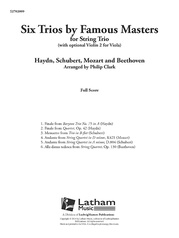 Six Trios by Famous Masters