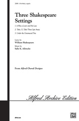 Three Shakespeare Settings