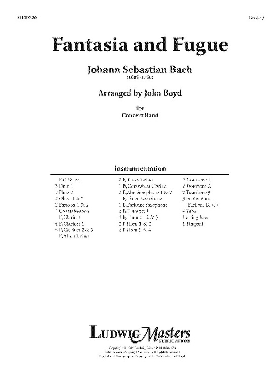 Fantasia and Fugue in G minor
