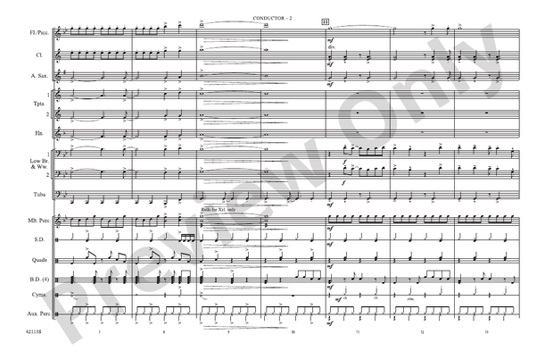 Rebel Yell: Marching Band Conductor Score & Parts: Billy Idol - Digital  Sheet Music Download