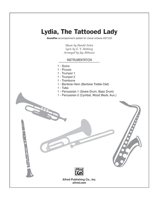 Lydia, the Tattooed Lady: 2nd Percussion
