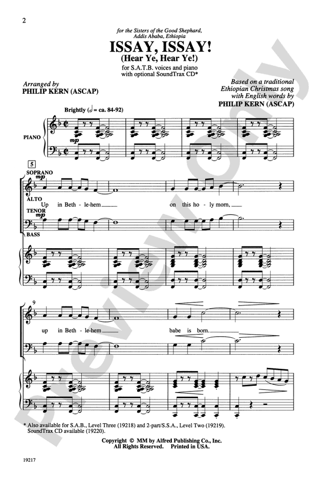 issay-issay-hear-ye-hear-ye-satb-choral-octavo-digital-sheet