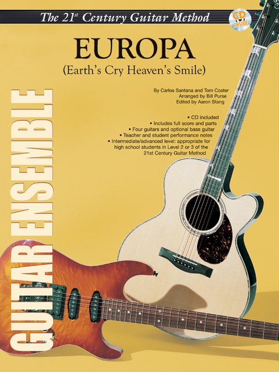 Belwin's 21st Century Guitar Ensemble Series: Europa (Earth's Cry Heaven's Smile)