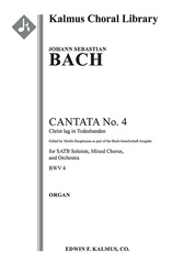 Bach Kantate Nr. 4 BWV 4 ピアノ伴奏版 Cantata No. 4: Christ lag in Todesbanden, BWV 4 (3rd version